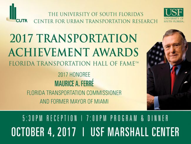 CUTR Transportation Achievement Award Invite CUTR Transportation Achievement Award Invite
