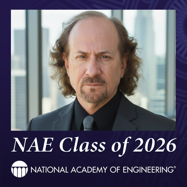 mannering-NAE Dr. Fred L. Mannering. NAE Class of 2026. National Academy of Engineering